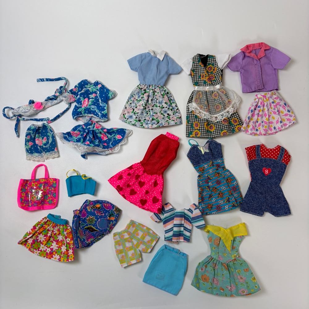 VTG Lot‎ of Barbie Clothes Mix and Match 90s 80s Y2K